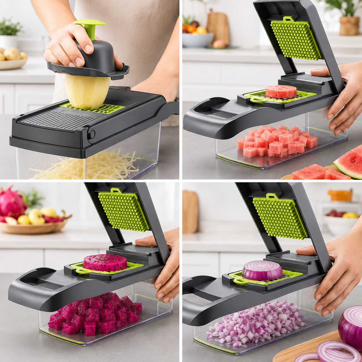 Vegetable Chopper - container view