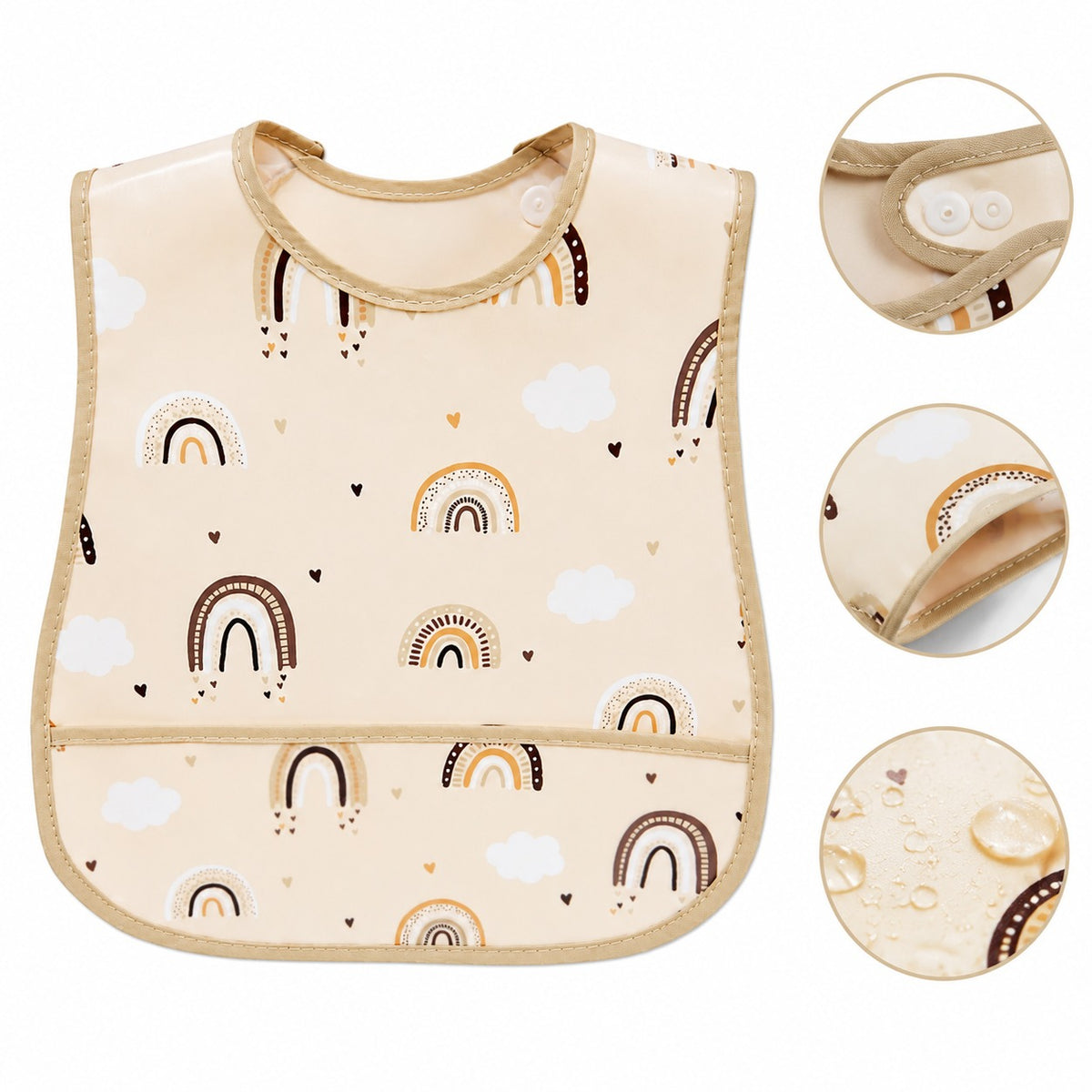 Wipe Clean Baby Bib - Image 3